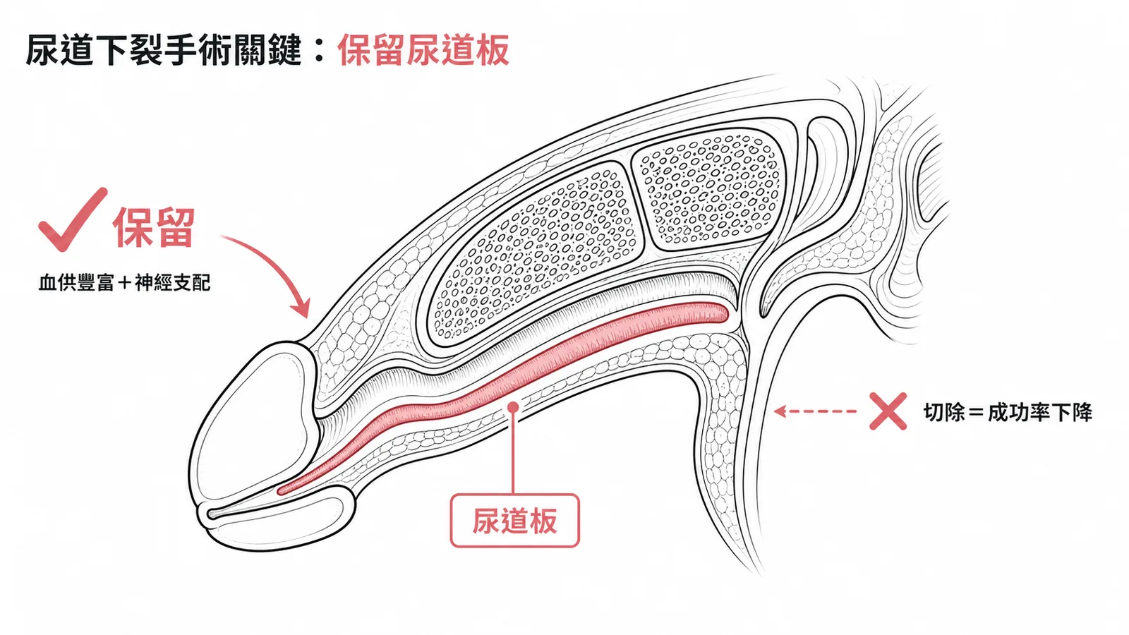 尿道下裂手術關鍵：保留尿道板提高成功率